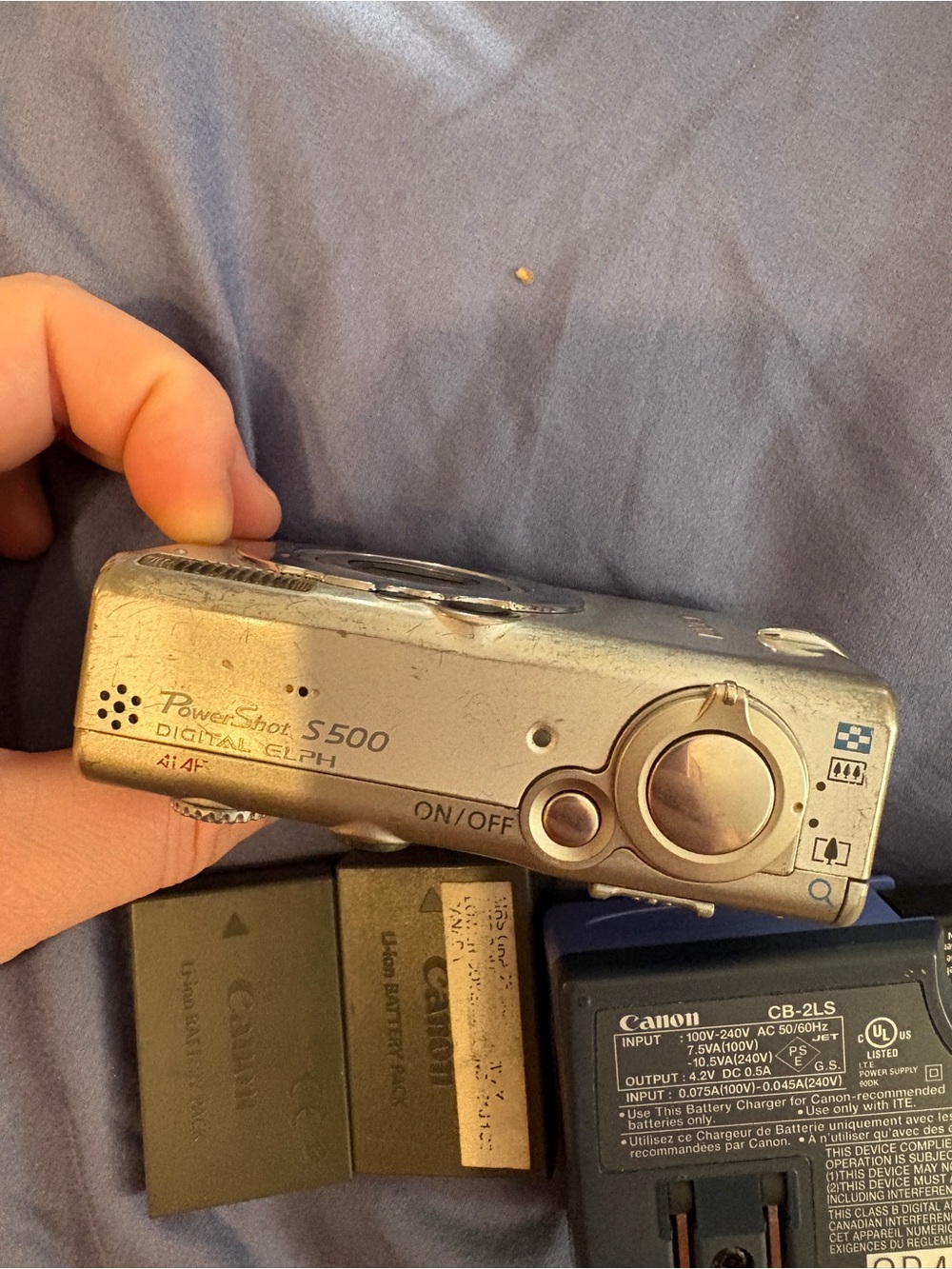 Canon Digital Camera  PowerShot S500 FOR PARTS ONLY - Picture 5 of 10